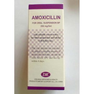Amoxicilline 250mg/5ml Pdre susp/buvable