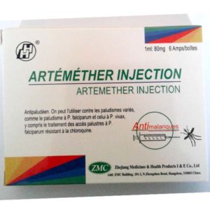 Artemether 80mg/ml ampoule injectable